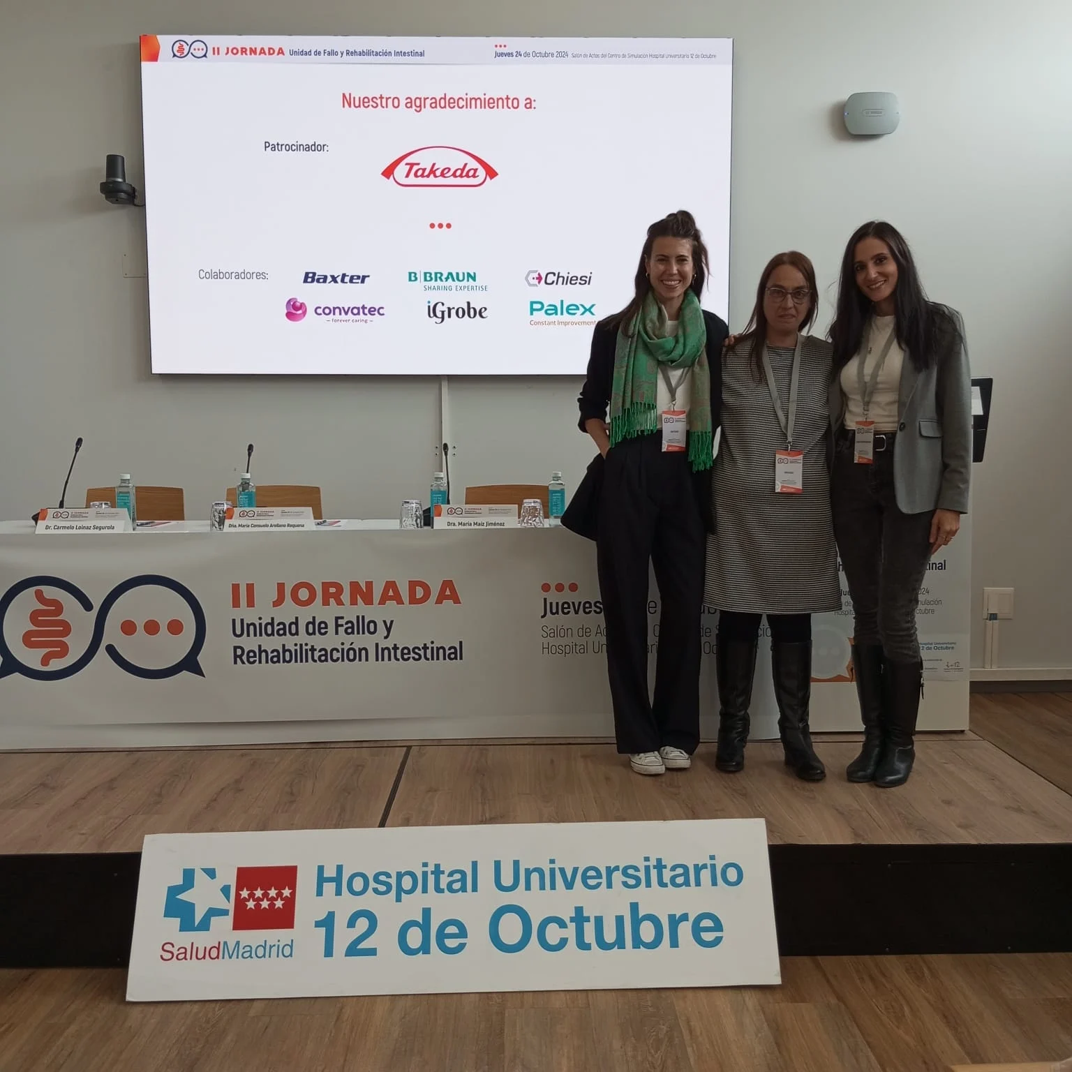 NUPA, la voz a los pacientes en la jornada de fallo intestinal del Hospital 12 de Octubre